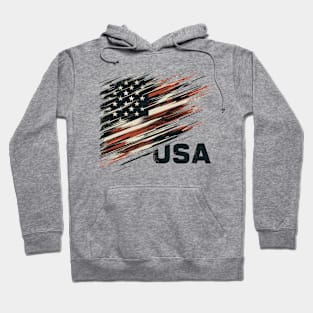 Usa Flag Hoodie